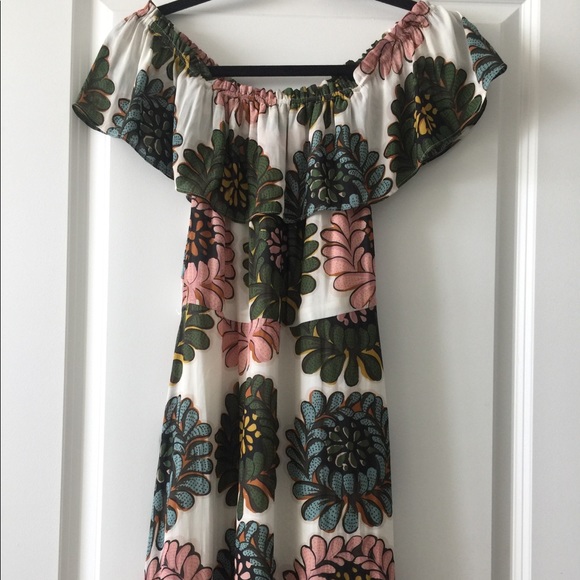Loft • Floral Magnolia Print Long Maxi Dress - Picture 4 of 8